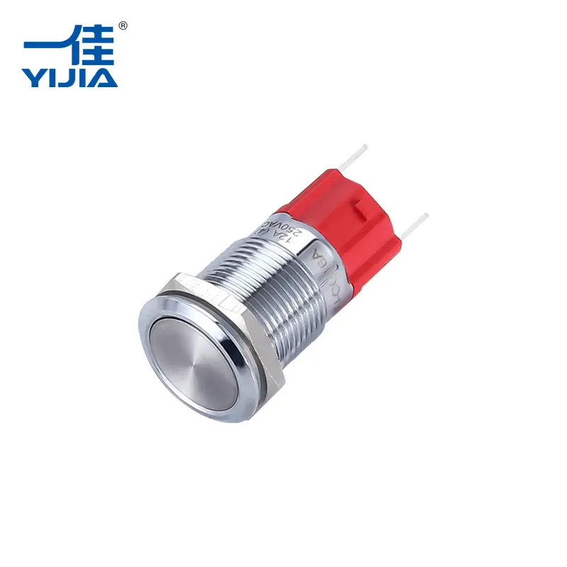 Comutator cu buton de apăsare metalică: control accidentat cu un aspect elegant