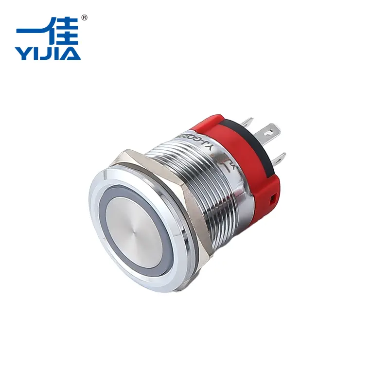 Comutator buton DPDT